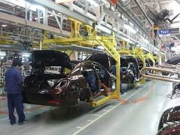 Picture depicting an automotive plant