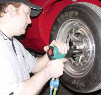 Worker using the EARS system