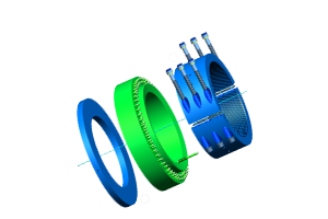 Superbolt custom product in exploded view